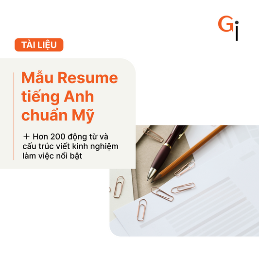 Mẫu Resume tiếng Anh chuyên nghiệp (02 phiên bản)